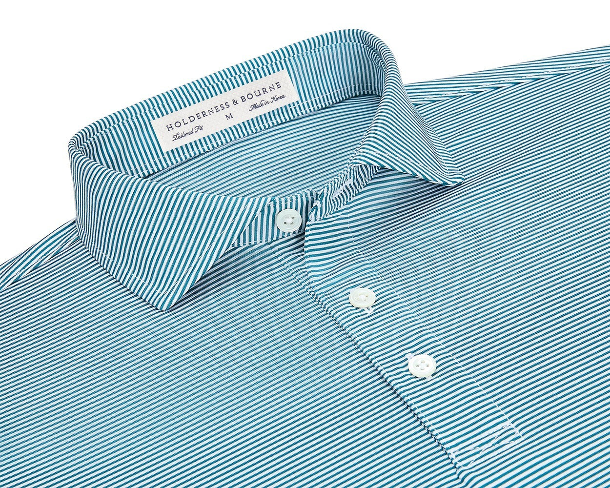 The LGLG Flag Shirt by Holderness & Bourne (Deep Teal)