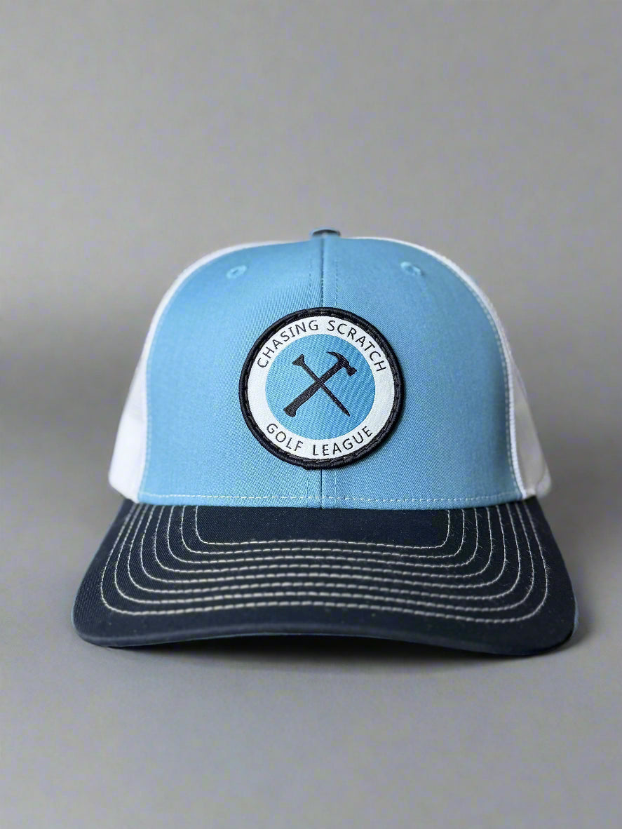 OG Golf League Hat (Light Blue/Navy/White)