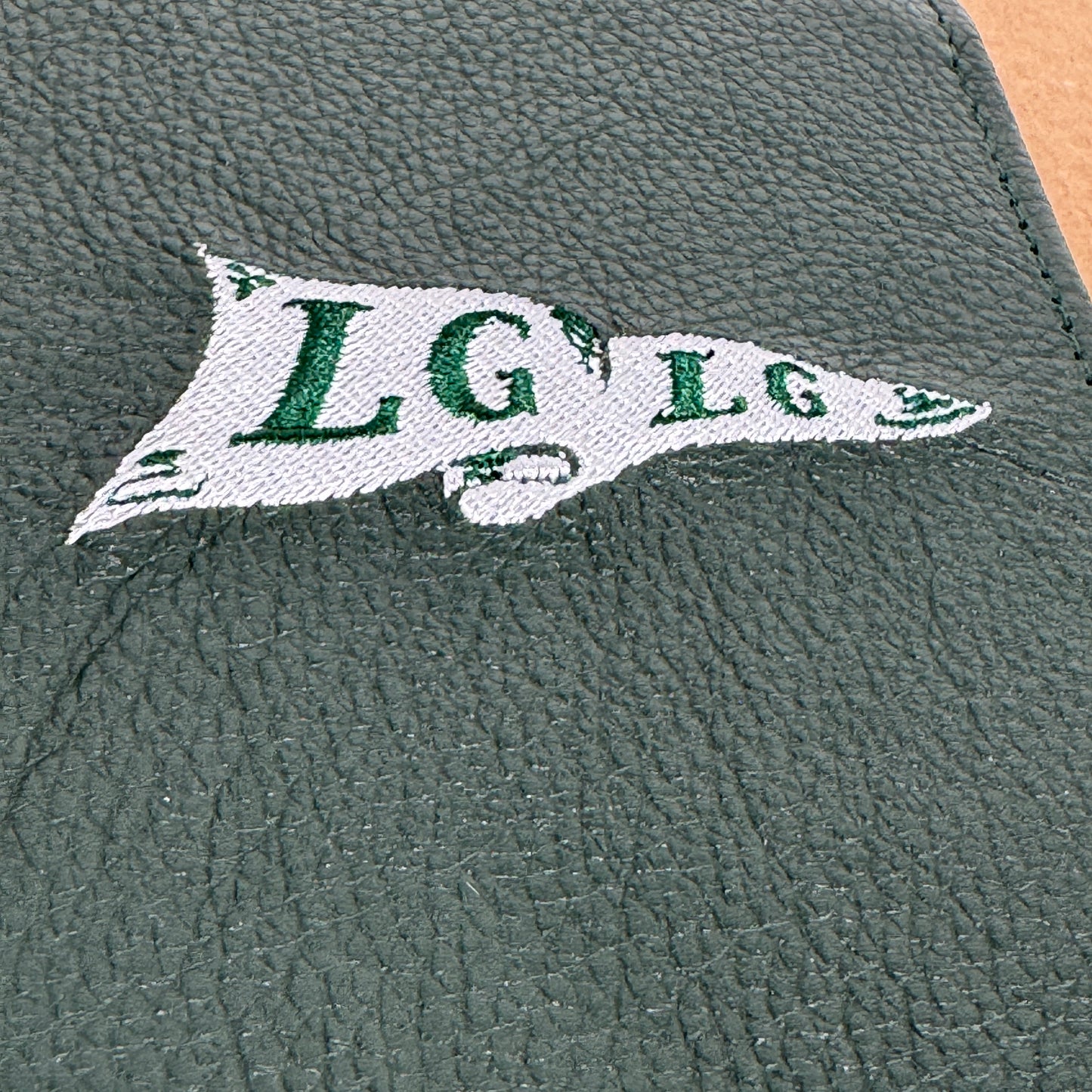 Scorecard Cover - Book Style LGLG Flag Design (Hunter Green)