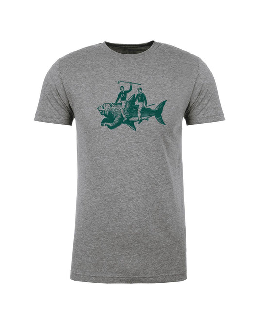The BearShark Shirt (Light Grey)