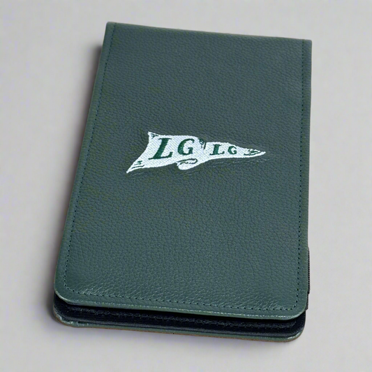 Scorecard /  Yardage Book Cover - LGLG Flag Design (Hunter Green)