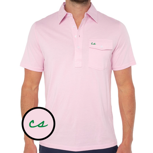 The Chalkboard Performance Players Shirt from Criquet (Pink)
