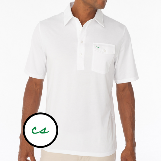 The Chalkboard Performance Players Shirt from Criquet (White)