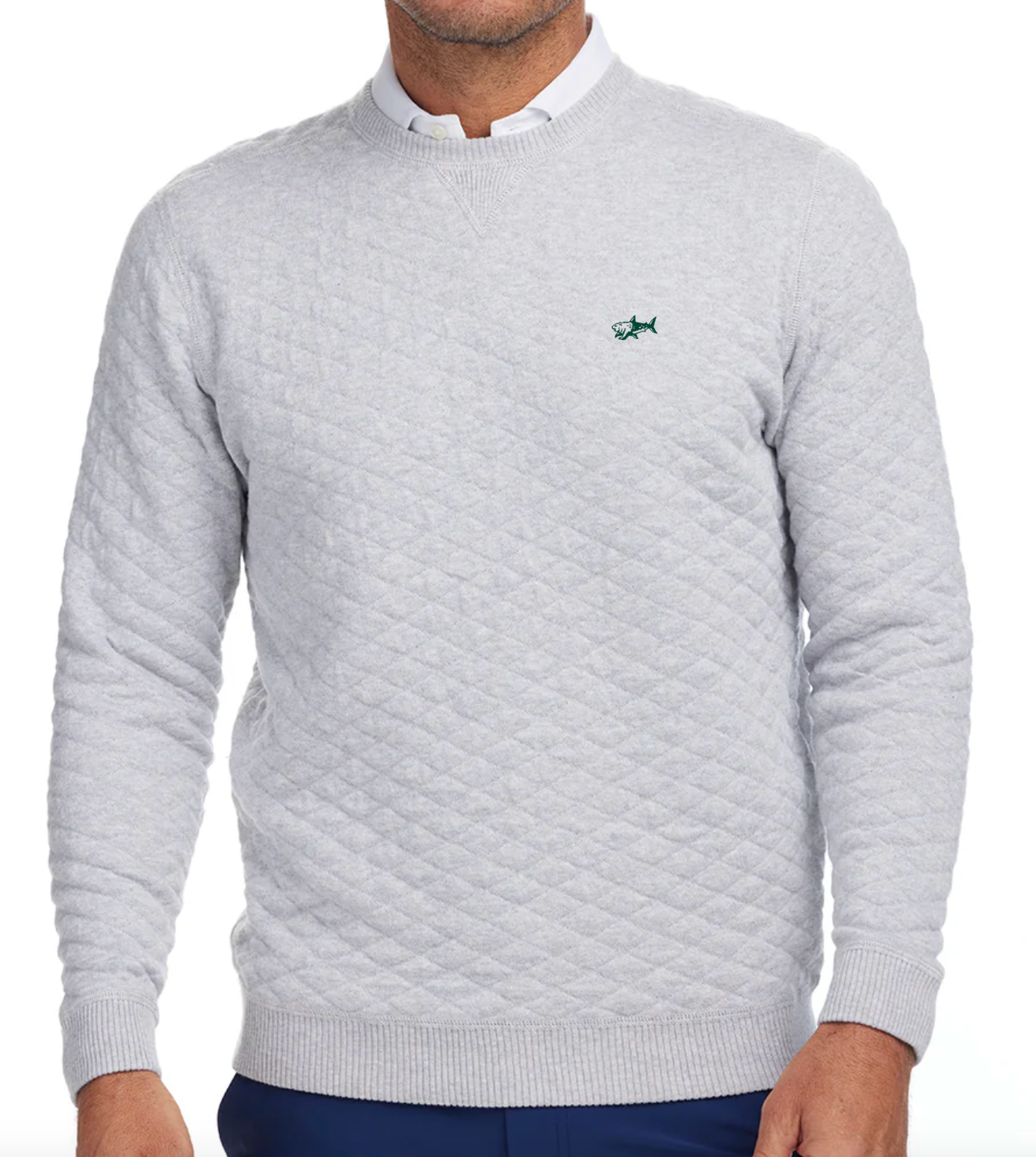 The BearShark Sweater by Holderness & Bourne (Heathered Grey)