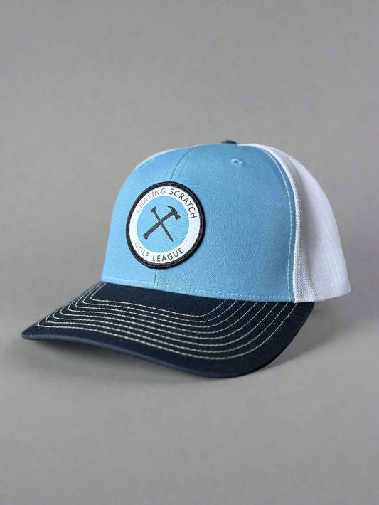 OG Golf League Hat (Light Blue/Navy/White)