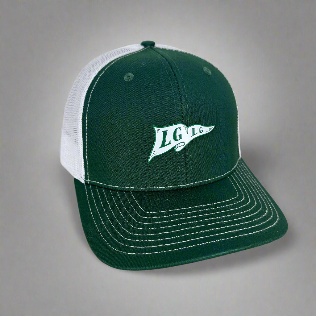 LGLG Flag Hat (Dark Green/White)