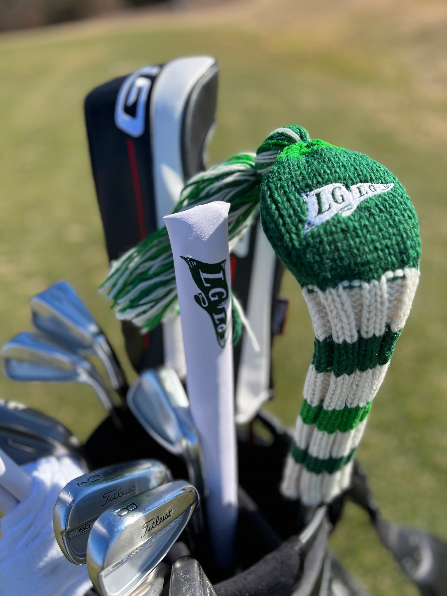 LGLG Flag Knit Headcover (Thick Multi Stripe)