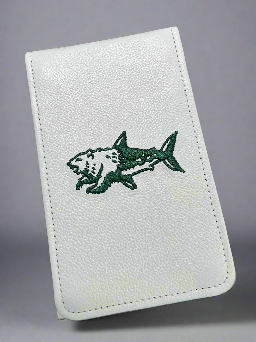 Scorecard /  Yardage Book Cover - Bearshark (White)