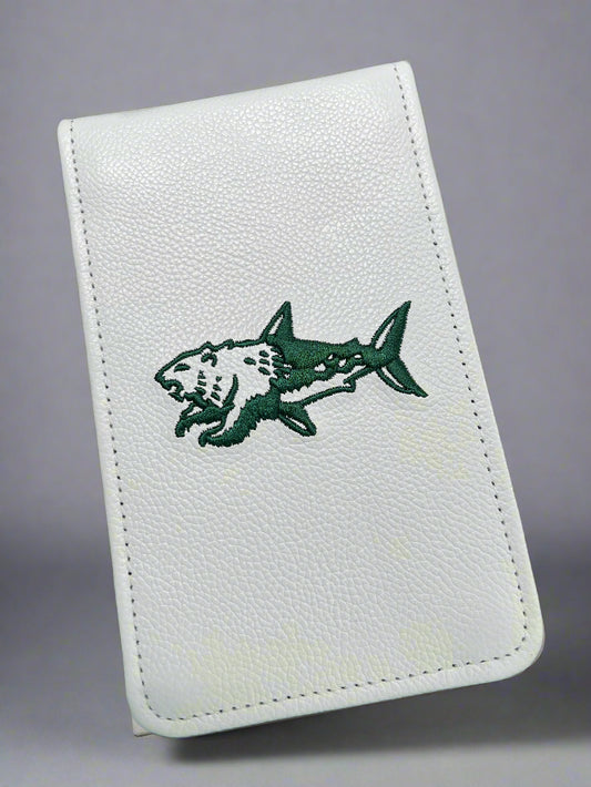 Scorecard /  Yardage Book Cover - Bearshark (White)