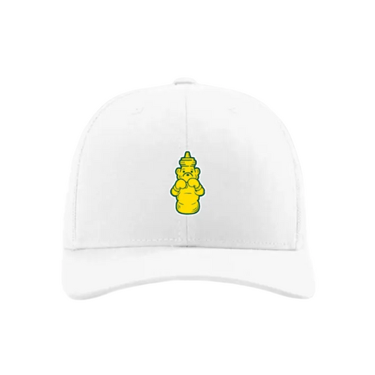 The Fight Honey Trucker Hat (White/White)