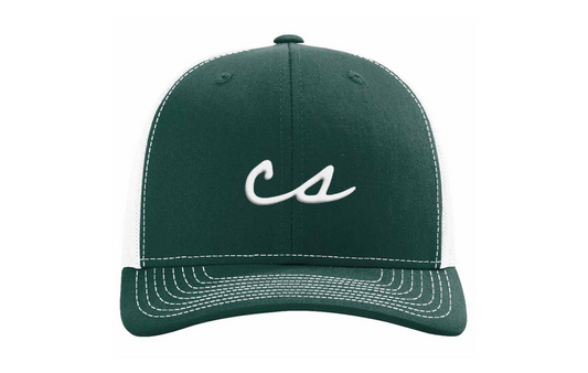 The Chalkboard Trucker Hat (Green/White)