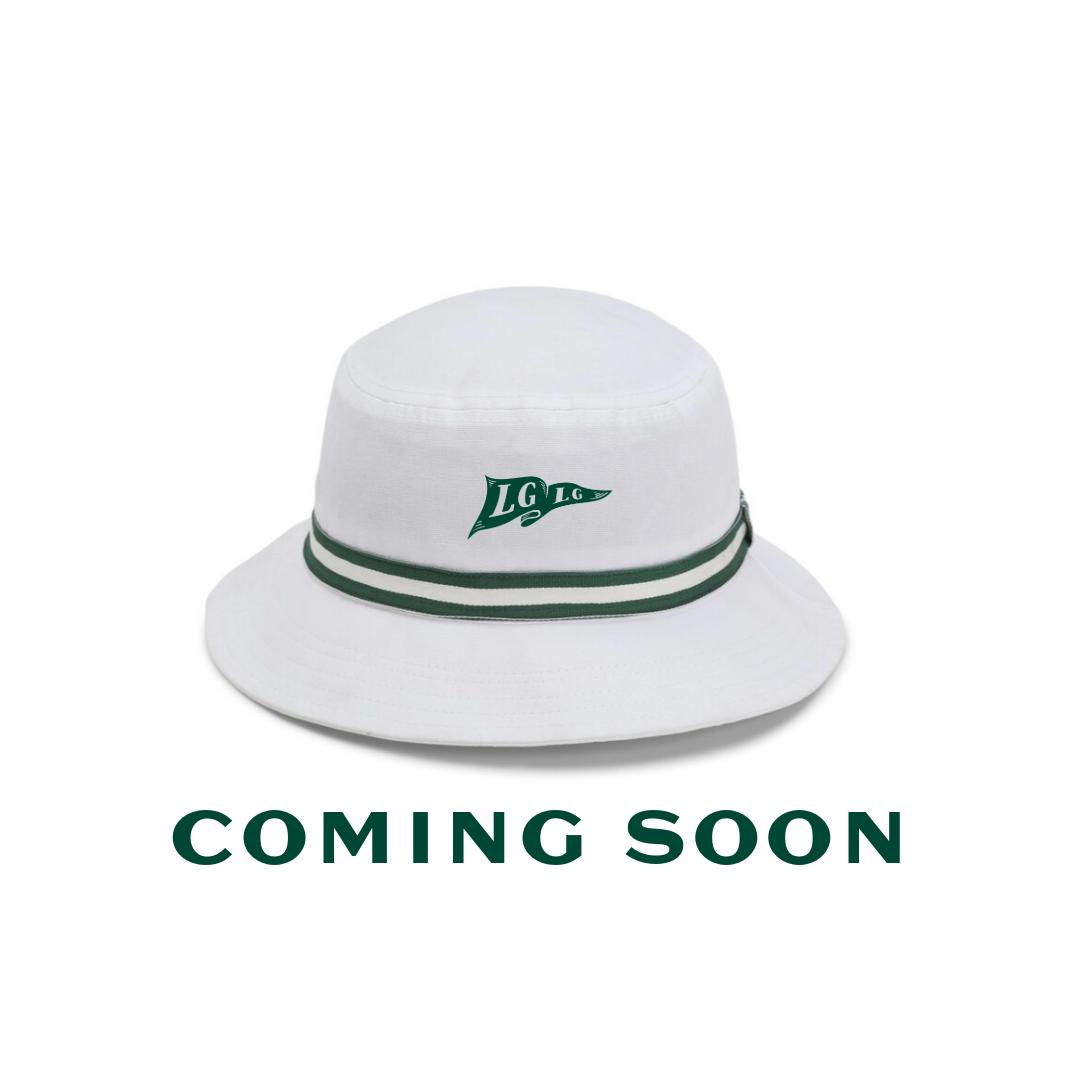 The LGLG Bucket Hat by Imperial (White/Green) COMING SOON