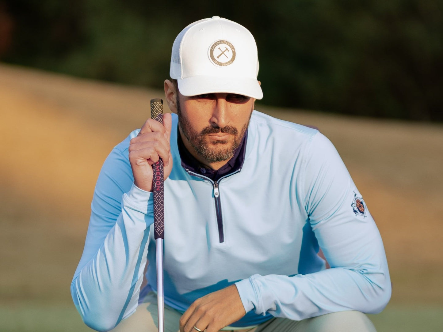 Footjoy Quarter-Zip (Light Blue)