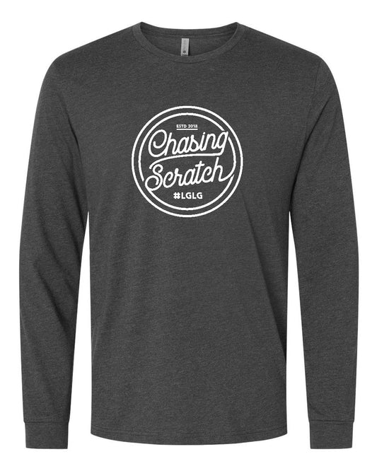 THE STACKED SCRIPT LONG SLEEVE T-SHIRT