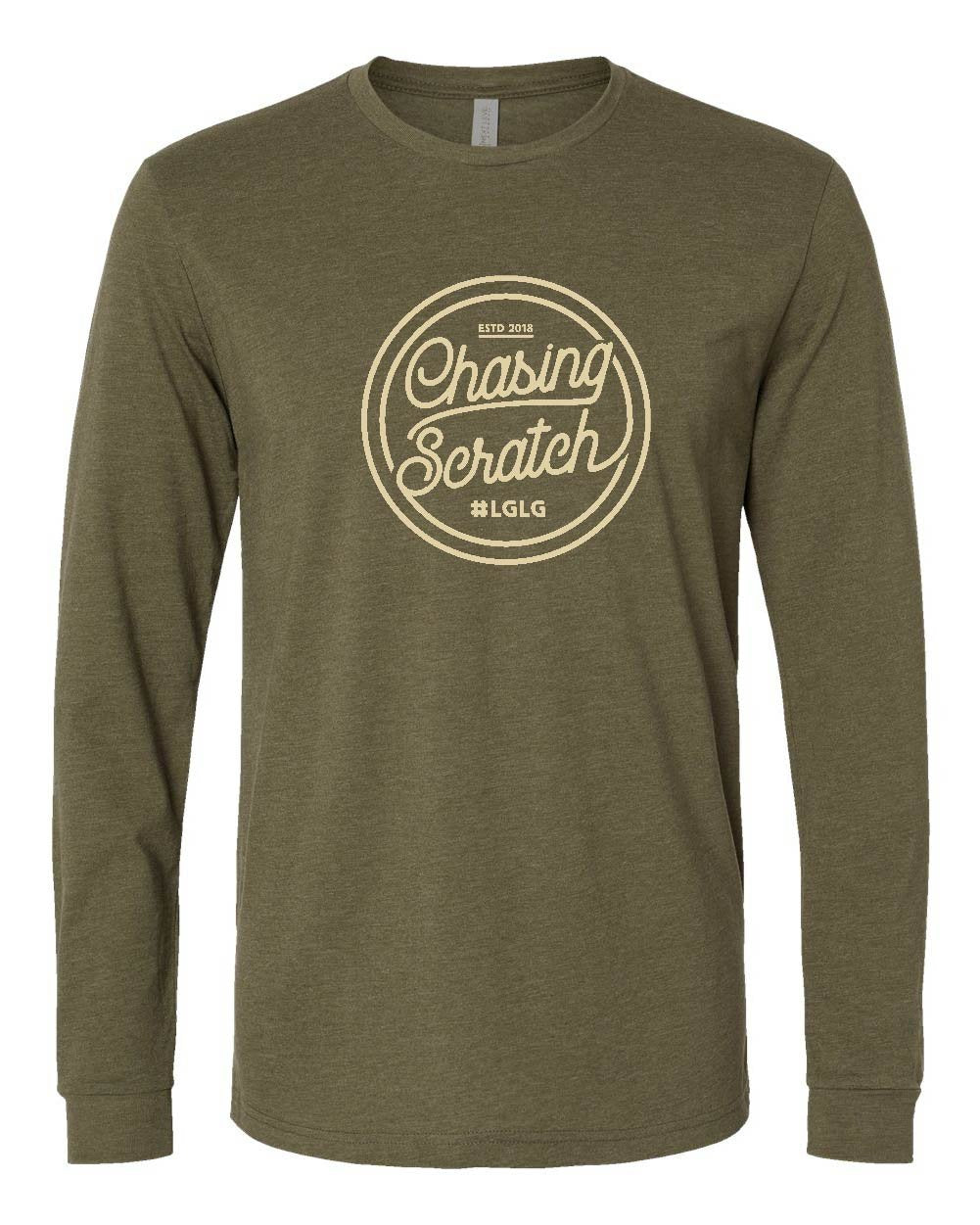 THE STACKED SCRIPT LONG SLEEVE T-SHIRT