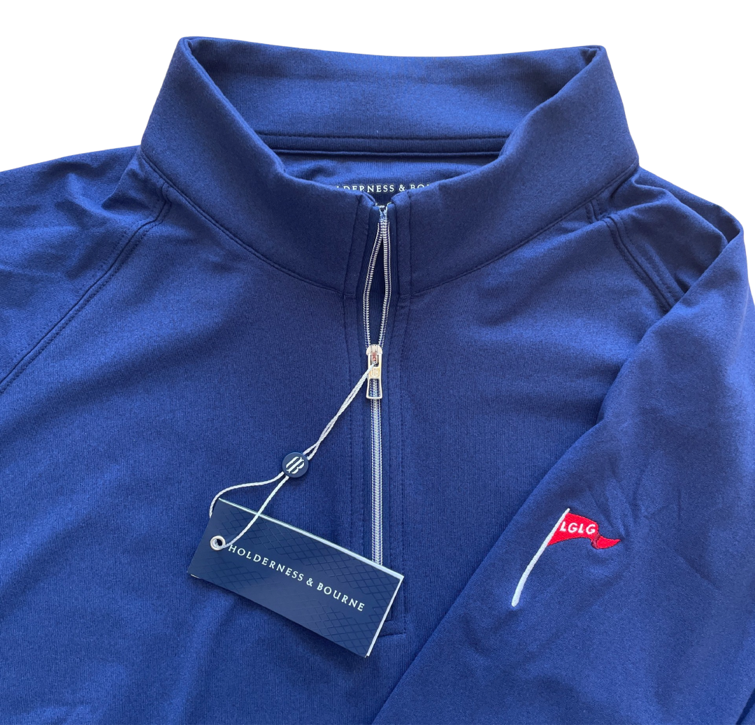 H&B LGLG Flag Quarter Zip (Navy) – Chasing Scratch