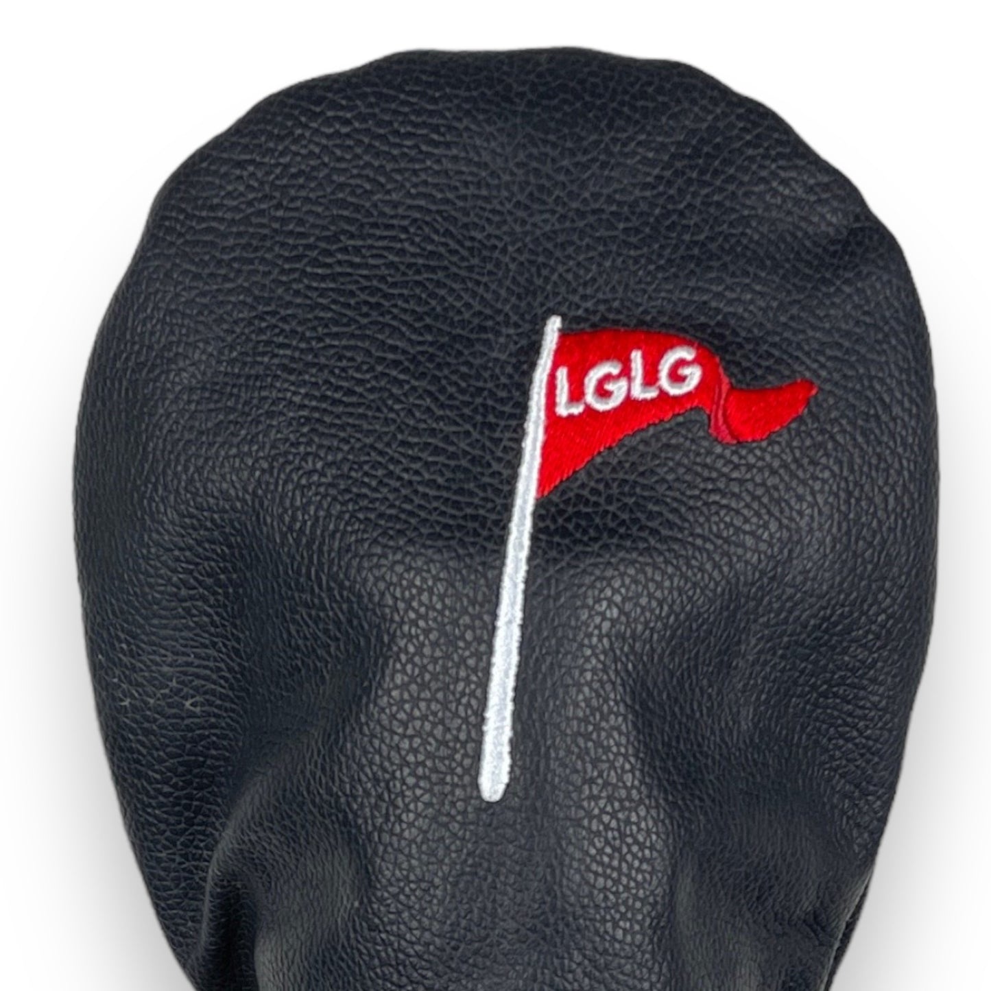 LGLG Flag Leather Fairway Headcover (Black)